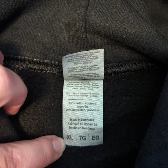 Gildan Heavy Blend Hoodie Hooded Sweatshirt Politically Incorrect USA Unisex XL - Picture 6 of 7